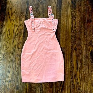 Hours Pink Bodycon Mini-Dress NWOT (Revolve) - XXS